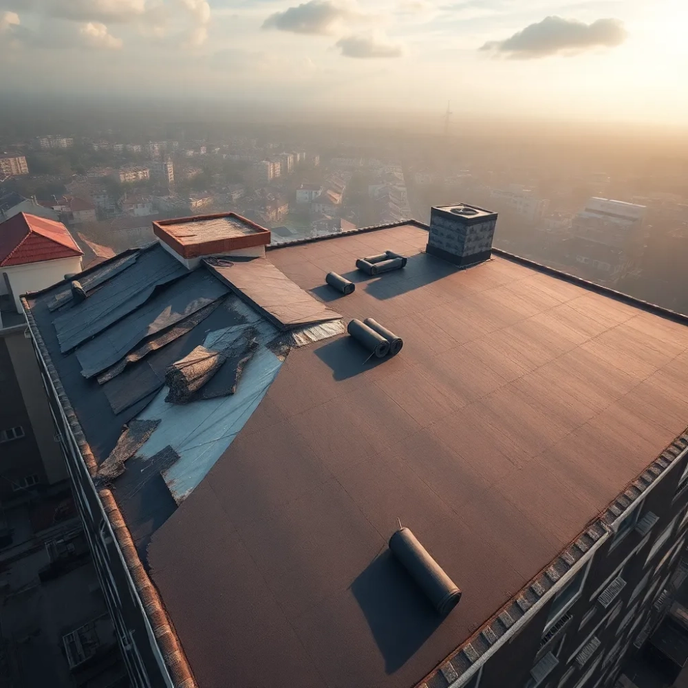 Remont dachu w bloku