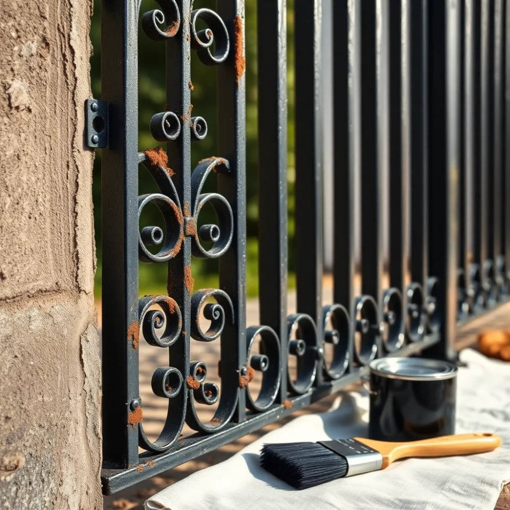 Renowacja ogrodzenia metalowego cennik