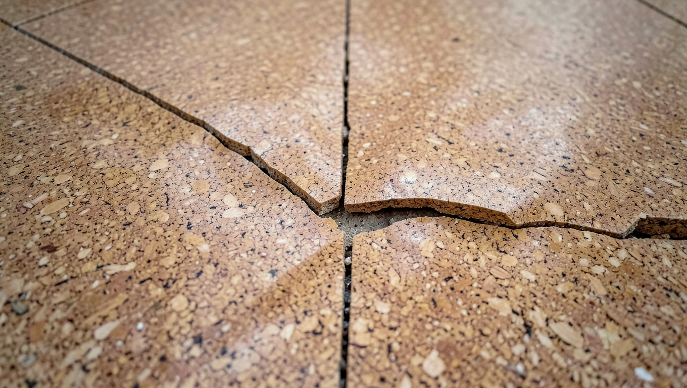 Ryzyko braku dylatacji w łączeniu płytek z korkiem