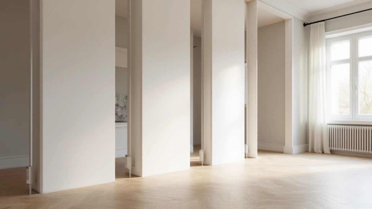 Ścianka działowa bez wiercenia w podłodze