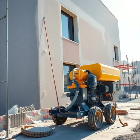 Agregat do tynkowania elewacji