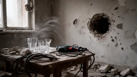 Ciagle wiercenie w bloku