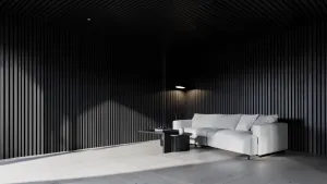 czarne lamele aranżacje