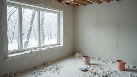 czy mozna tynkowac w zimie