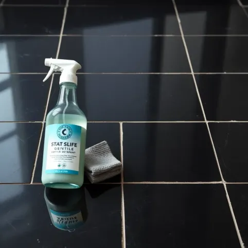 Czym myć czarne płytki podłogowe