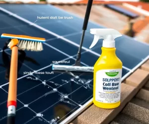 Czym myć panele solarne
