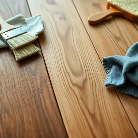 Czym pomalować podłogę drewnianą