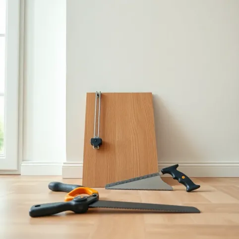 Czym przyciąć panele podłogowe przy ścianie