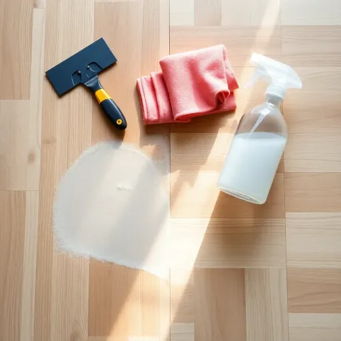 Czym usunąć klej z paneli podłogowych