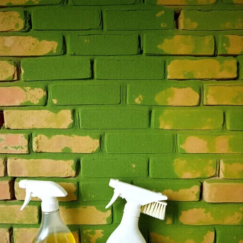 Czym usunąć zielony nalot na elewacji