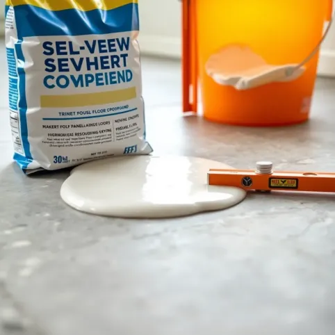 Czym wyrównać krzywą podłogę