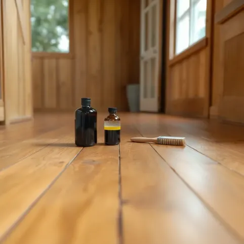 Czym zabezpieczyć podłogę drewnianą w domku letniskowym