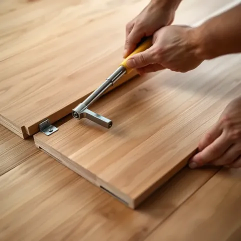 Demontaż paneli podłogowych KNR