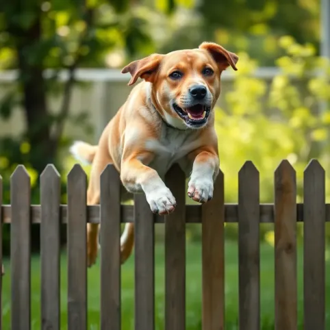Dlaczego pies ucieka przez ogrodzenie