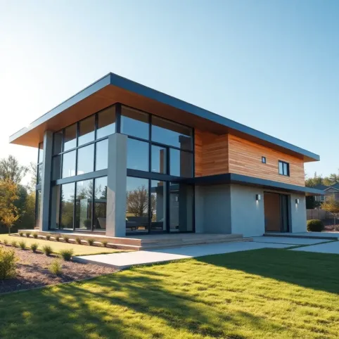 Dom z płaskim dachem projekt