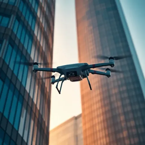 Dron do mycia elewacji