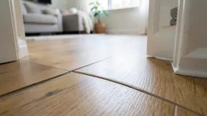 dylatacja łączenie paneli między pokojami