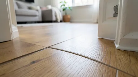 dylatacja łączenie paneli między pokojami