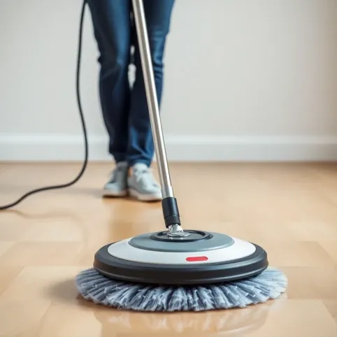 Elektryczna szczotka obrotowa do podłogi