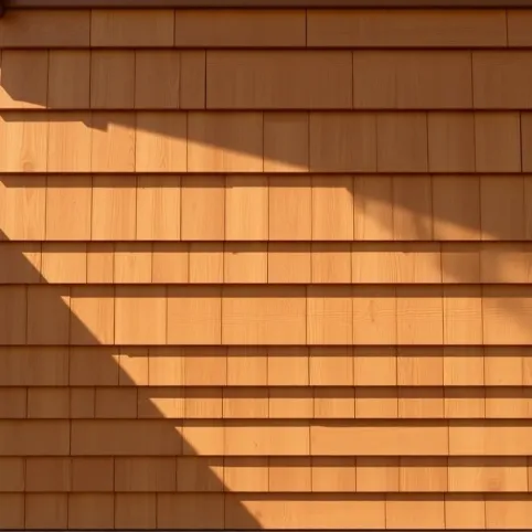 Elewacja drewniana na zakładkę