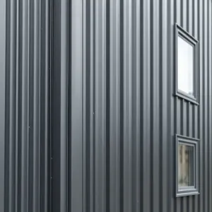 Elewacja z blachy na styropianie