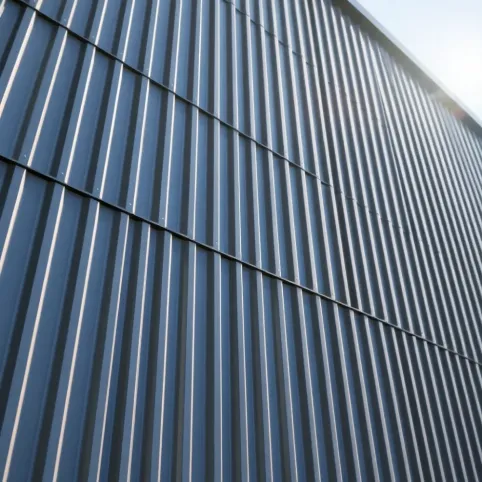 Elewacja z blachy trapezowej