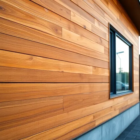 Elewacja z drewna