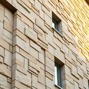 Elewacja z kamienia na styropianie