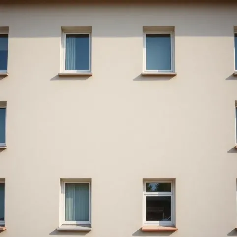 elewacje domów z lat 70tych