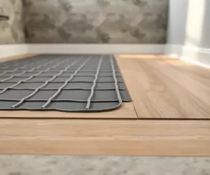 Folia grzewcza pod panele winylowe w łazience