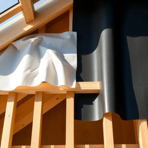 Folia wiatroizolacyjna a membrana dachowa