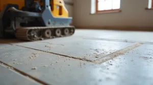 Frezowanie posadzki pod ogrzewanie podłogowe