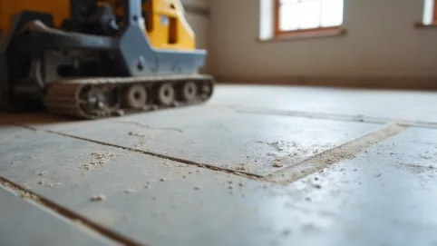 Frezowanie posadzki pod ogrzewanie podłogowe