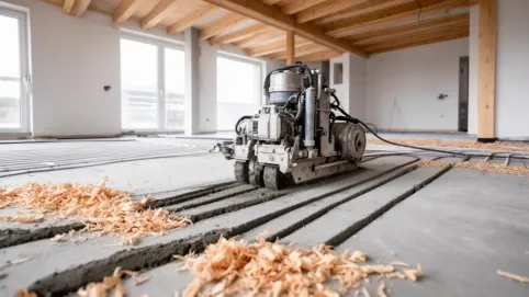 frezowanie posadzki pod ogrzewanie podłogowe kluczbork