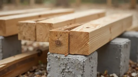 Grubość legarów pod taras drewniany