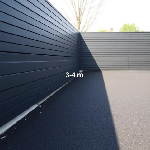 Ile ogrodzenie od drogi dojazdowej