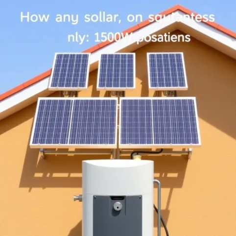 Ile paneli do grzałki 1500W