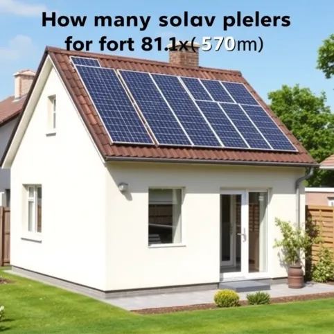 Ile paneli fotowoltaicznych na dom 70m2