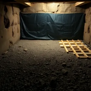 Izolacja podłogi w starej piwnicy