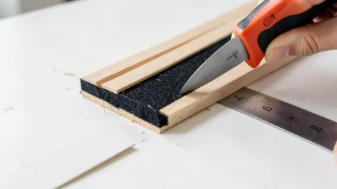 Jak ciąć lamele na filcu