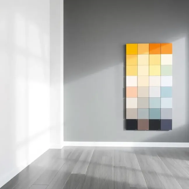 Jak dobrać kolor ścian do szarej podłogi