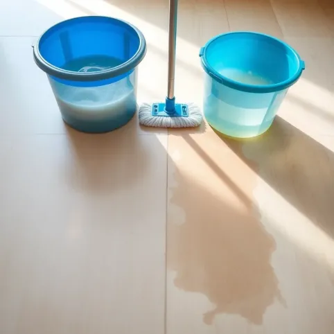 Jak myć podłogę żeby się nie kleila