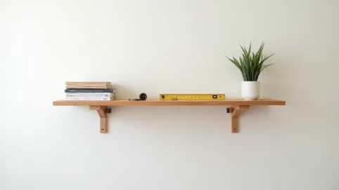 jak powiesić półkę bez wiercenia