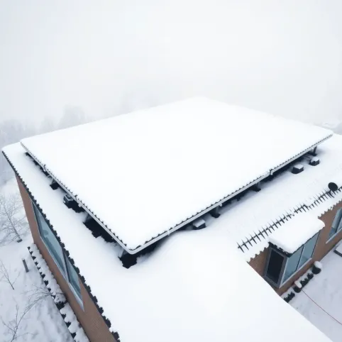 Jak pozbyc się śniegu z paneli