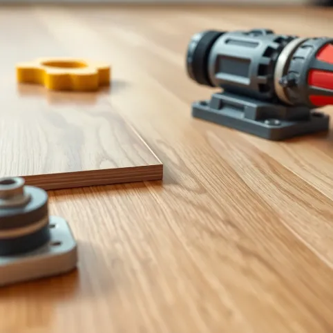 jak układać panele podłogowe v fugą