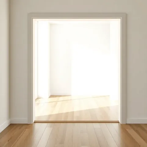 Jak układać panele względem drzwi