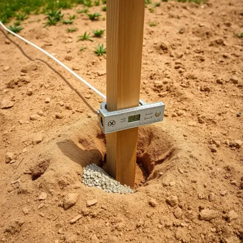 Jak ustawić słupki ogrodzeniowe