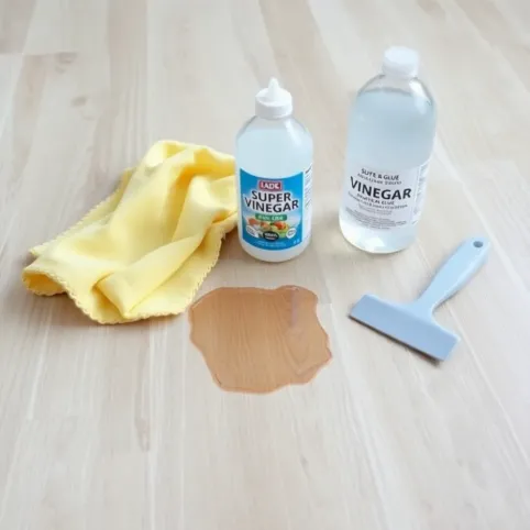 Jak usunąć klej super glue z paneli podłogowych