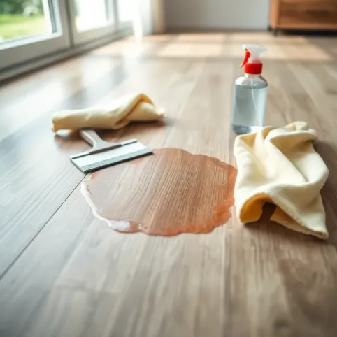 Jak usunąć klej z paneli winylowych