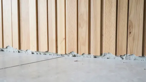 jak wykończyć lamele przy podłodze